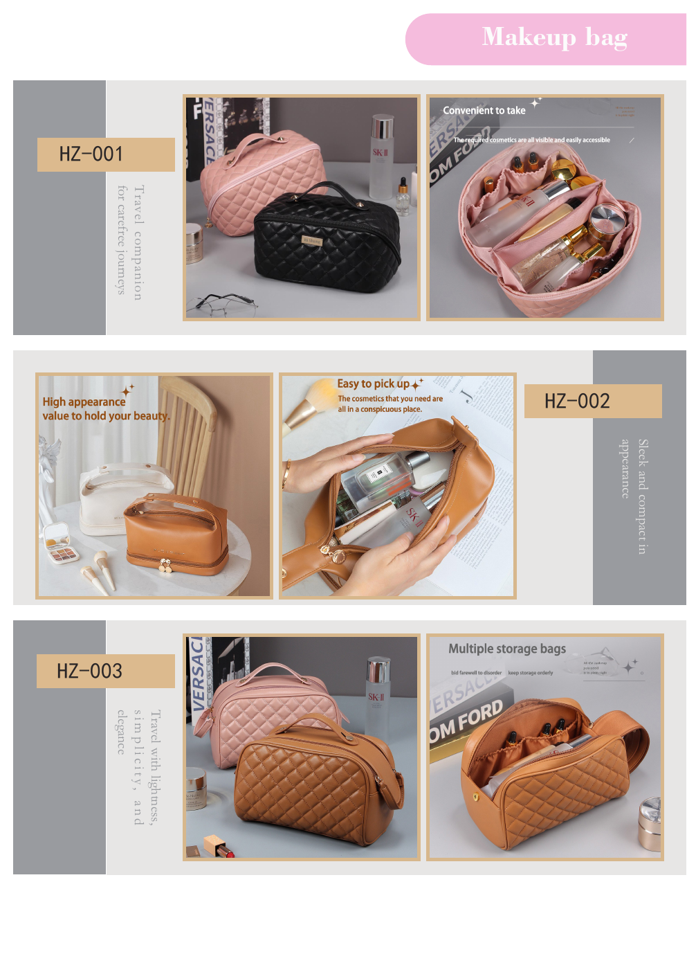 Cosmetic & Toiletry Bags