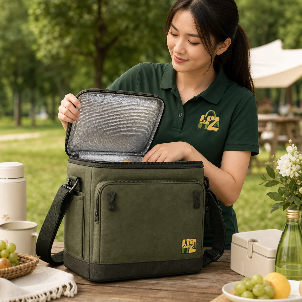 Cooler Bags branded lifestyle view
