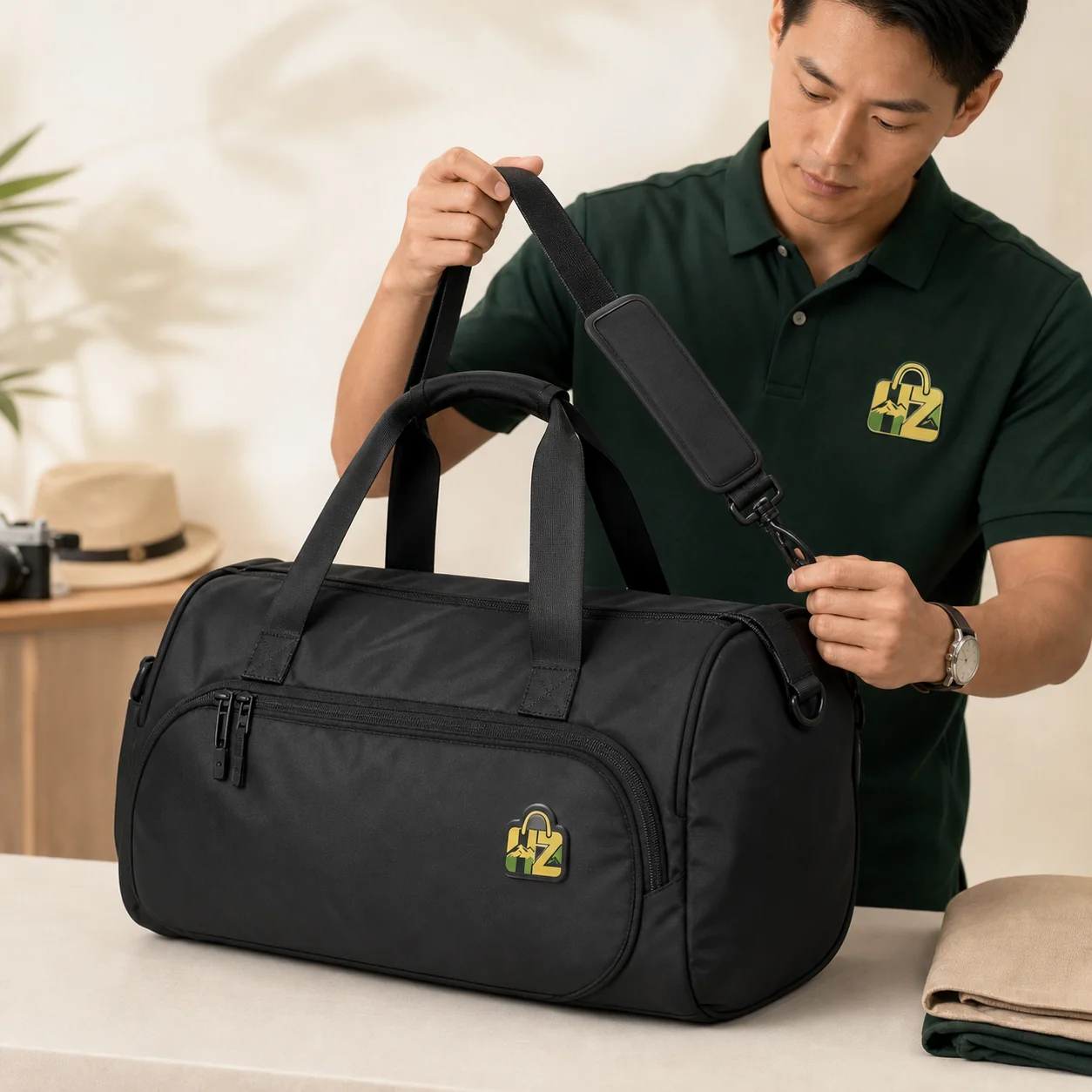 Duffel Bags branded lifestyle view