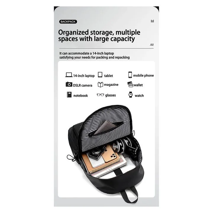 Travel Backpack from the Hongzhao product catalog